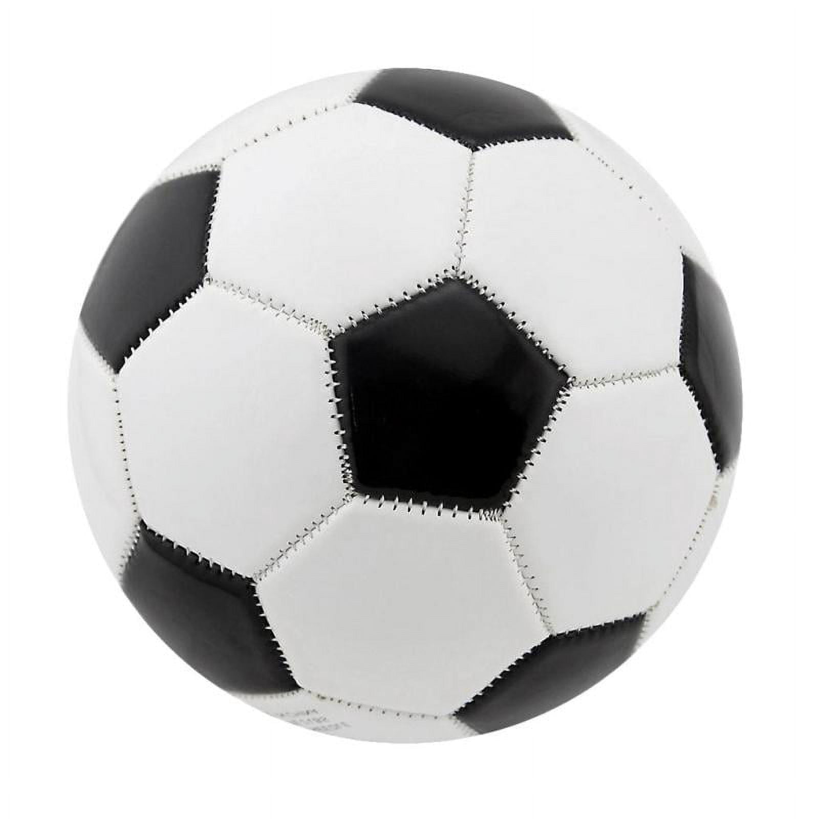 1 Pieces Black White Soccer Ball Size Playing Football Training Equipment