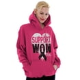 thumbnail image 4 of Support I Won Breast Cancer Awareness Hoodie Sweatshirt Women Brisco Brands S, 4 of 6