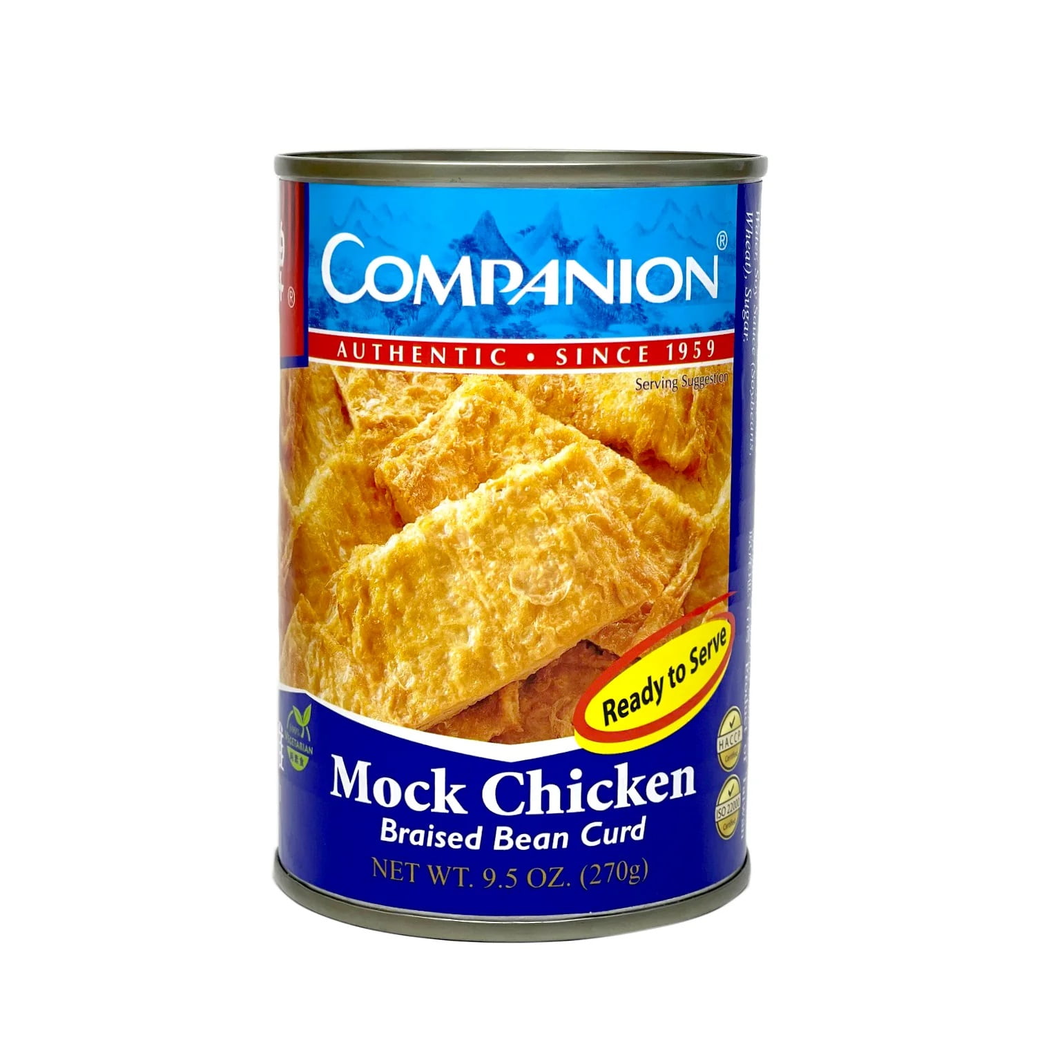 NineChef Bundle --Companion Braised Bean Curd Vegan Chicken t(Mock Chicken) (Pack of 12) Plus NineChef Coffee Spoon ,meat substitute,Non-GMO Gluten,Product of Taiwan