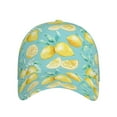 thumbnail image 2 of Fotbe Yellow Lemon Baseball Cap, Yellow Lemon Print Dad Hat,Outdoor Hat,Adjustable Sports Cap, Perfect For Activities, 2 of 9