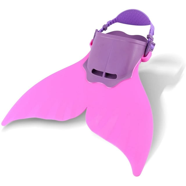 Kids Mermaid Tails Girl Swimmable Monofin Flippers Swimming Accessories