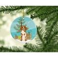 thumbnail image 2 of Merry Christmas Tree Brittany Spaniel Ceramic Ornament, 2 of 3