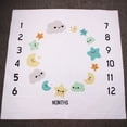 thumbnail image 2 of SUNSIOM Baby Photography Background Cloth MonthMilestone Blanket Decorations, 2 of 8