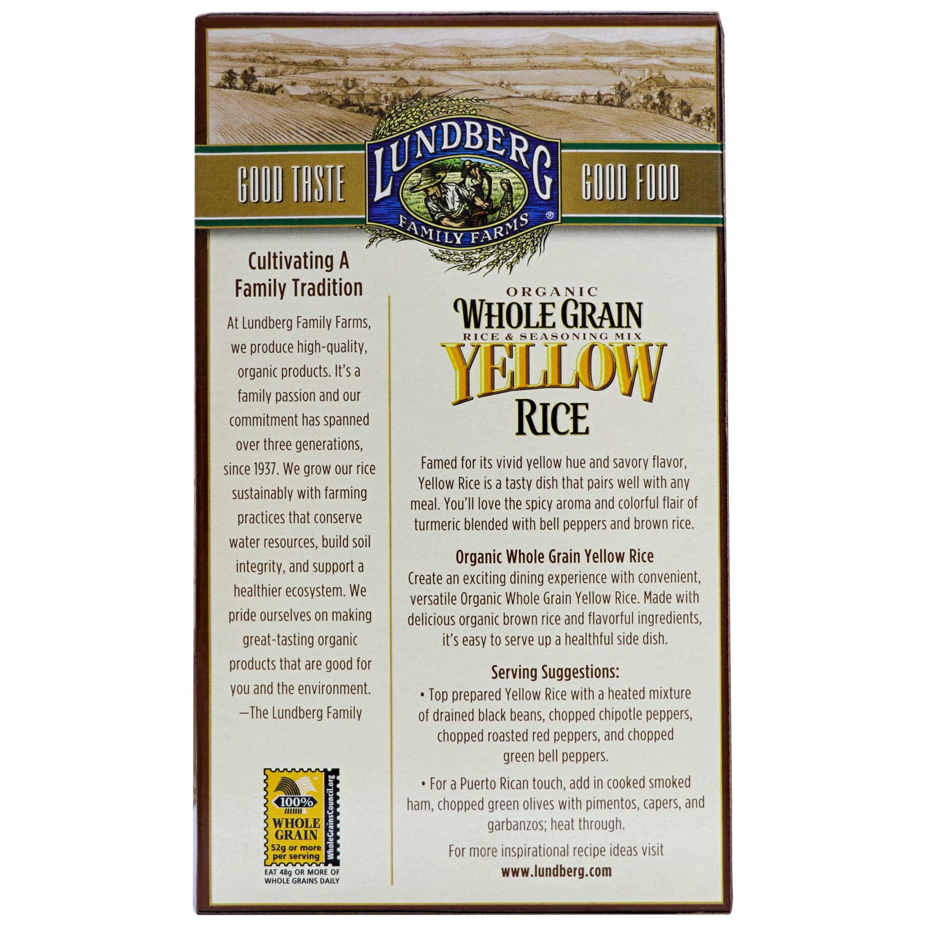 Lundberg Family Farms, Mix Rice Whole Grain Yellow Organic, 6 Ounce