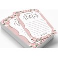 thumbnail image 3 of Inkdotpot Bridal Shower Games Advice For The Bride Set Of 50FloralMad Libs Game ActivityCards, 3 of 7