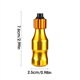 thumbnail image 5 of Mango agarre tubo cómodo tinta ajustable aleación de aluminio asas artísticas agarre maquillaje permanente para salón profesional oro 25 mm Noticed CE001298-02, 5 of 7