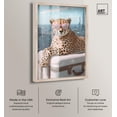 thumbnail image 2 of Cheetah Luggage NYC Shadowbox Print Glam Wall Decor by Art Remedy, Blonde Frame, 30 x 45, 2 of 7