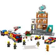 LEGO 60321 City Fire Brigade Building Kit; Multi-Model Playset