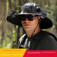 thumbnail image 1 of QJUHUNG Detachable Solar-Powered Fan Hat with Dual Propulsion Cooling - Large Brim Sun Protection  Breathable Textile Material  Machine Washable for Men‘s Outdoor Hiking  Fishing & Campin, 1 of 7