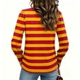 thumbnail image 5 of Womens Sweaters Fall Fashion 2026 Long Sleeve Button Cuff Soft Knit Pullover Trendy Tops Dressy Casual Blouses Yellow XXL, 5 of 5