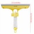 thumbnail image 1 of Cleaning Brush Multi-Purpose Household Window Cleaning Brush, Dining Table and Bathroom Wipers, Double-Sided Four In One Cleaning Scraper with Built-In Spray Bottle Yellow, 1 of 5