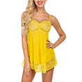 thumbnail image 1 of Hot Women Sexy Erotic Sling Lencería Ropa de dormir Bata Babydoll Atractivo Sexi Ropa de dormir Vestido de noche encantador Ropa de dormir Camisón xuanjing unisex, 1 of 2