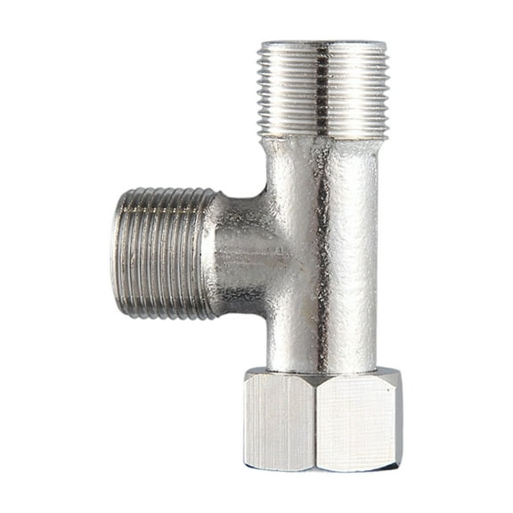Durability T Adapter Steel Connectors Water Splitter Features Multiple Welded Threaded Flanges For Liquid Converter