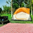 thumbnail image 3 of Family Camping Tent for 2-3 Person; Easy 3-Minute Setup Portable Lightweight Waterproof Beach Cabana; Anti-UV Outdoor Tent for Hiking Camping (Orange), 3 of 6