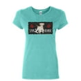 thumbnail image 1 of Tee Hunt Live Love Bark Women's T-Shirt Cute Dog Puppy Doggie Paw Wiggle Pet Woof Shirt, Light Blue, Medium, 1 of 5