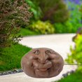 thumbnail image 3 of 3x Face Art Statue Yard Art Escultura Hogar Jardín Patio Césped Decoración Sunnimix Estatua exterior, 3 of 8