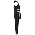 thumbnail image 4 of Women's Summer Wide Leg Sleeveless Romper - Casual Comfortable Jumpsuit for Daily Wear & Home Relax, 4 of 6