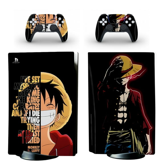 Full Body Vinyl Skin Stickers for PS5 Disc Edition Console and Controllers