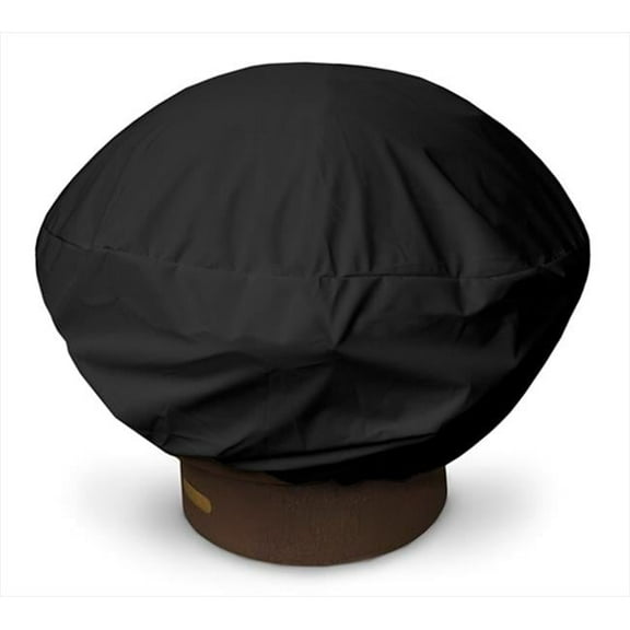 Weathermax Medium Firepit Cover, Black - 35 Dia x 16 H in.