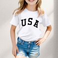thumbnail image 2 of cnuiaeg Girls Tshirts Boy and Girl Fashion Casual Print Round Neck Loose Short Sleeve T Shirt Top Size:2-3 Years, 2 of 4