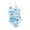 J001, variante sur Qudderr Maillots de Bain une Pièce pour Filles Bébé Maillots de Bain Imprimés Multicolores Bikini Été Plage pour 4-8 Ans