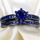 thumbnail image 3 of Anillos de dedo de las mujeres de regalo de aleación de anillo de boda circón tamaño colorido Anillos de joyería, 3 of 6