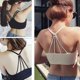 thumbnail image 4 of Transpirable sujetador deportivo Anti-sudor Fitness sin costuras Yoga a prueba de golpes Crop Top para las mujeres Push Up gimnasio entrenamiento Running Bralettepangjing, 4 of 4