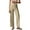 Khaki #815, variant on Bovemsi Casual Pants for Women Fashion Solid Color Elastic Long Leisure Trousers with Pockets
