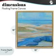 thumbnail image 4 of Stupell Industries Rustic Lodge Low Tide Azure Dunes Gold Floating Frame Canvas Art, 18 x 18, by Lynn Ericson Fine Art, 4 of 8