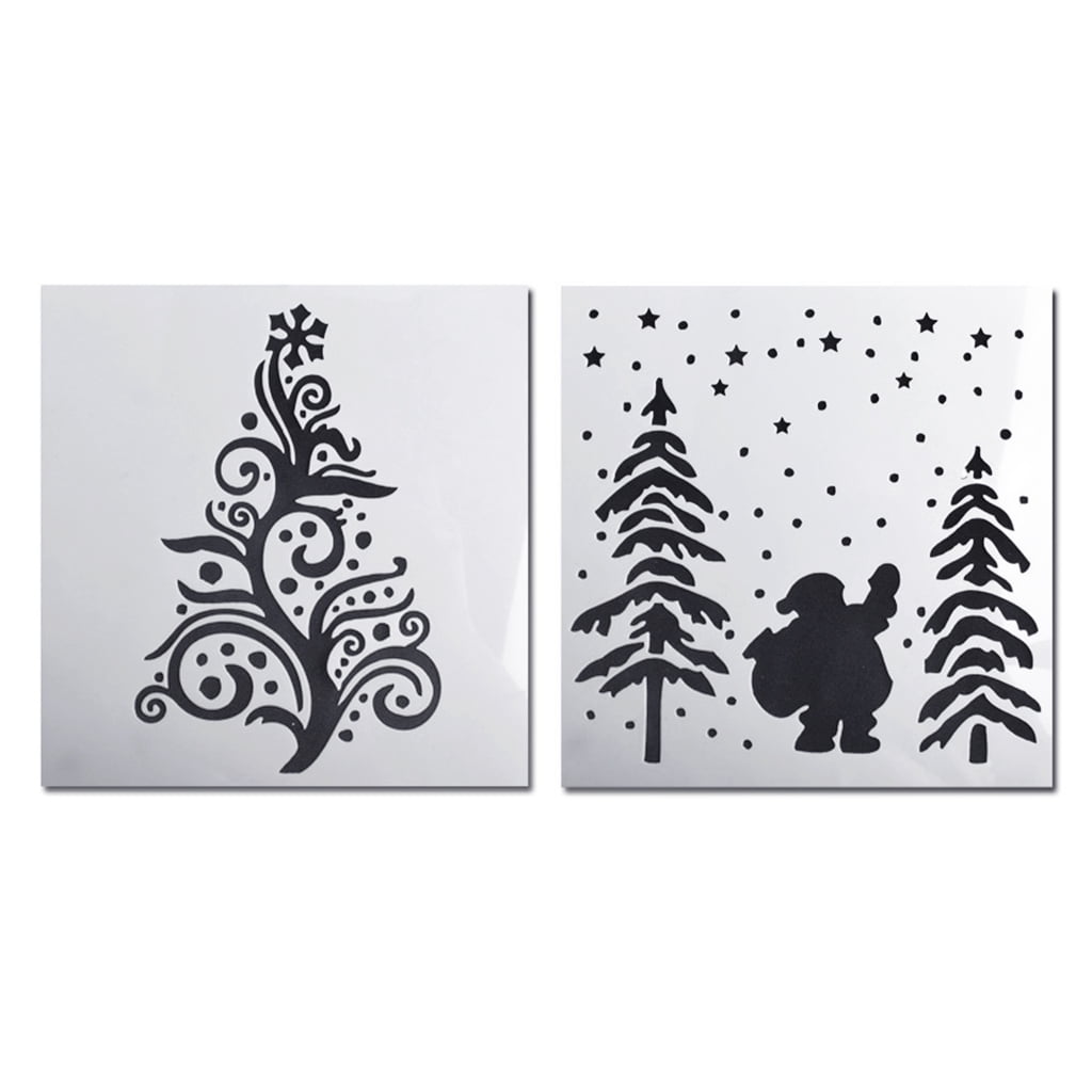StudioR12 Delicate Snowflake Silhouette Trio Stencil for Winter Embellished  Decor, STCL6458, 18 x 13 