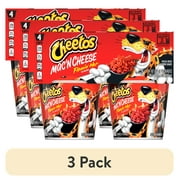 (3 pack) Cheetos Mac'N Cheese Pasta with Flavored Sauce Flamin' Hot Flavor 2.11 oz, 4 Count Cups