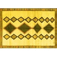 thumbnail image 1 of Ahgly Company Indoor Rectangle Southwestern Yellow Country Area Rugs, 8' x 12', 1 of 4