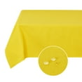 thumbnail image 3 of Deconovo Waterproof Square Tablecloth, Easy-Clean Polyester Table Cover, 54 x 54 Inch, Gold, 3 of 8
