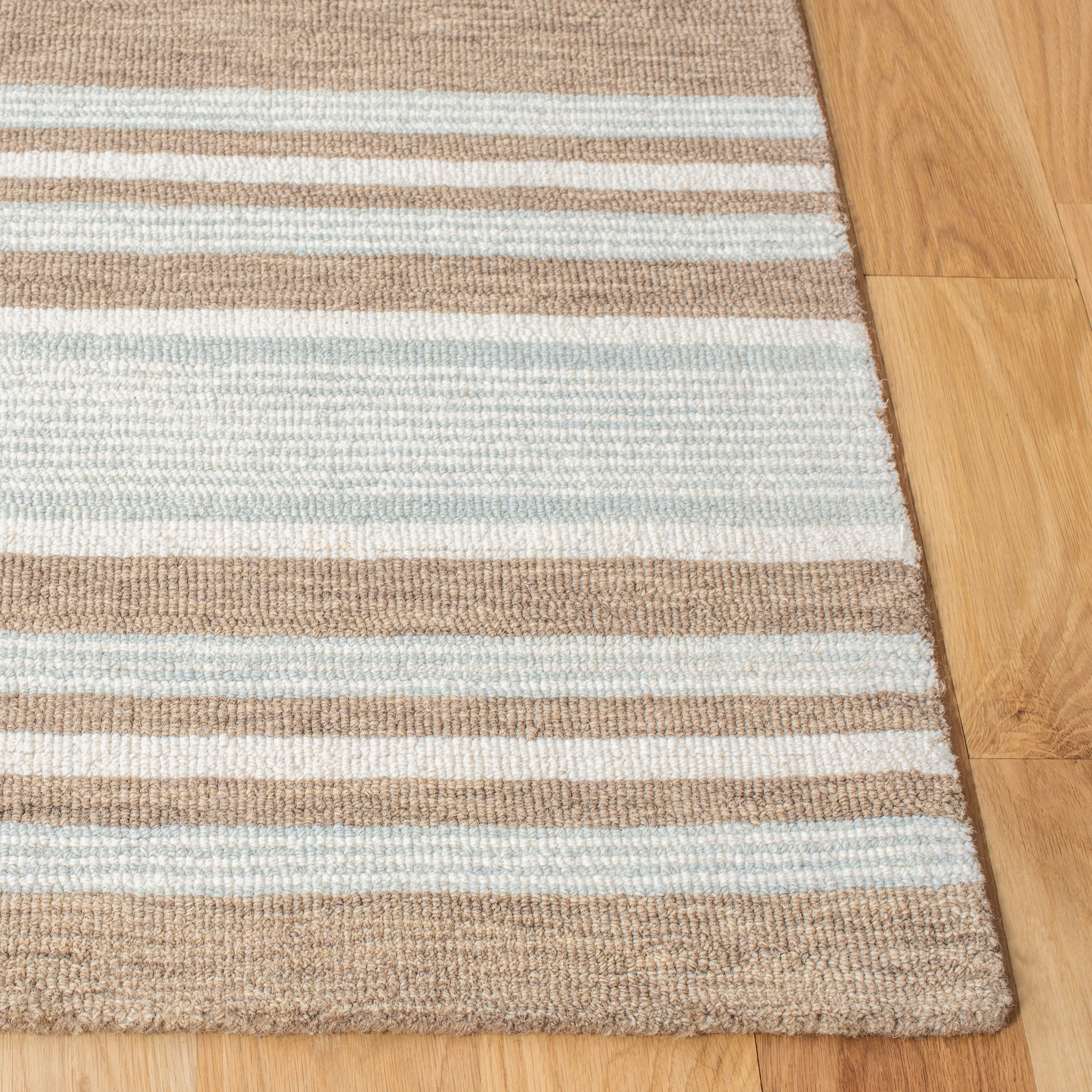 Safavieh Metro Angela Striped Area Rug, Brown/Ivory, 6' x 6' Square
