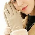 thumbnail image 4 of Winter Gloves For Women, Soft Gloves Winter Women Warm Cycling Touchscreen Thermal Gloves, 4 of 5