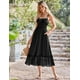 thumbnail image 2 of Vestido de playa de verano GRACE KARIN Maxi con tirantes finos fruncidos, 2 of 7