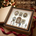 thumbnail image 3 of QENASHAING Wooden Shadow Box Frame Kit 9x9 Inches with Antique Mini Frames, Assemble a Vintage Miniature Scene, Ideal for Shelf Decor and Creative Gift Giving, 3 of 8
