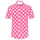 thumbnail image 1 of INSPIRE CHIC Camisa de lunares de verano para hombre, camisas hawaianas con patrón de manga corta y botones Rosa M, 1 of 6