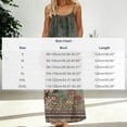 thumbnail image 3 of Amzcrzy Backless Cami Maxi Dress Women's Summer Floral Print Crew Neck Sleeveless House Dress Spaghetti Strap Backless Casual Beach Long Dresses for Vacation Daily Multicolor L, 3 of 6