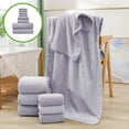 thumbnail image 5 of Bath towels,Bath Towels Set Eight Pieces Of Velvet Square Towel Towel Bath Towel Plain Household Bath Wash Face Wipe Dry Absorbent Soft Household Set, 5 of 8