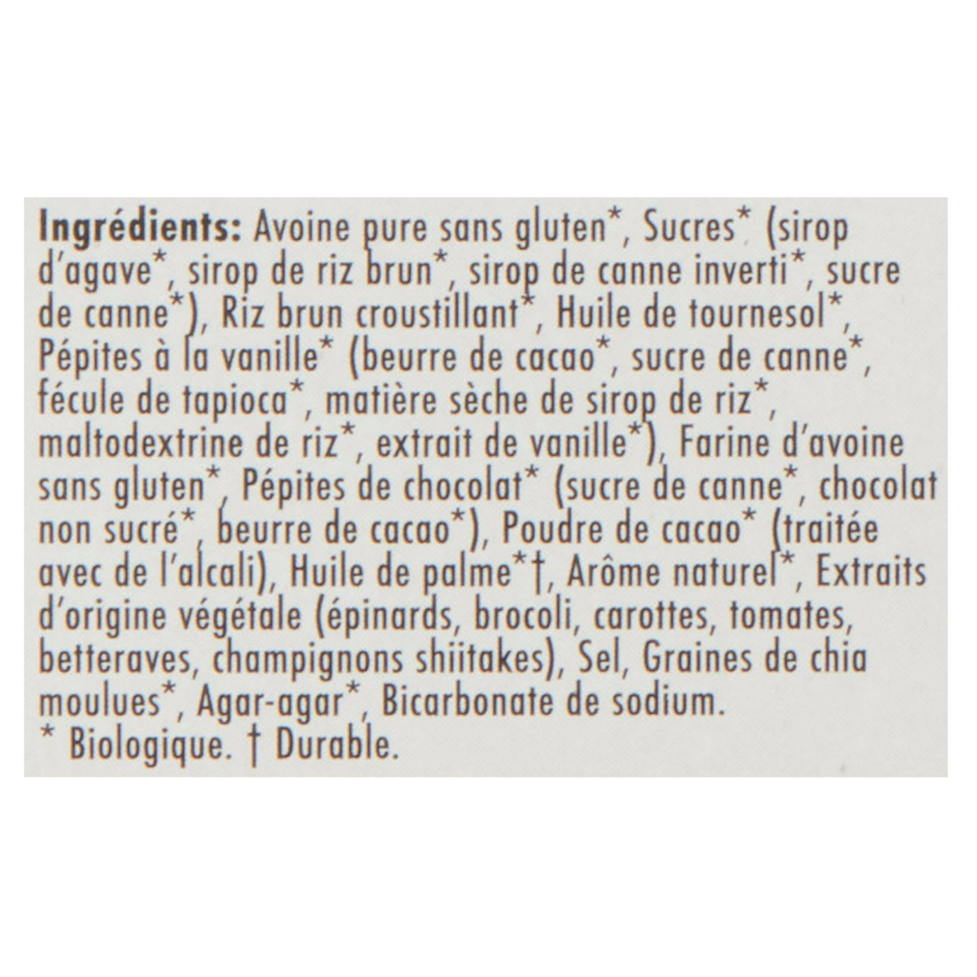 MadeGood Barres granola Biscuits et crème Boîte de 5 barres