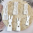 thumbnail image 4 of Easter Rabbits Heart Candle Silicone Molds DIY Rabbits Love Aromatherapy Plaster Cement Resin Soap Making Mold Crafts Home Decor, 4 of 4