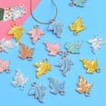 thumbnail image 7 of 30pcs Colorful Enamel Fall Maple Leaf Charms Alloy 3D Autumn Leaf Fall Pendants Charms Jewelry Findings for DIY Necklace Bracelet Earrings Thanksgiving Halloween Decor, 7 of 7