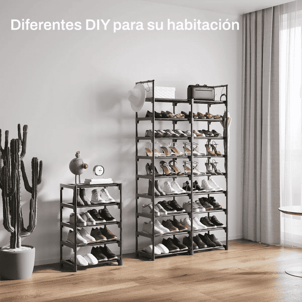 Zapatera Organizador De Niveles Metal 55 Pares De Zapatos