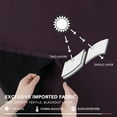 thumbnail image 7 of ZOPZO 100% Blackout Curtains, Thermal Insulated, Purple Grape, 52W x 54L Inch, Noise Reducing Light Blocking Grommet 2 Panels for Bedroom, 7 of 7