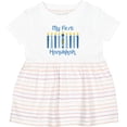 thumbnail image 3 of Inktastic 1st Hanukkah Candles Girls Baby Dress, 3 of 5