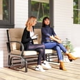 thumbnail image 2 of Outsunny 2-Person Outdoor Glider Chair, Patio Double Rocking Loveseat, 2 of 10