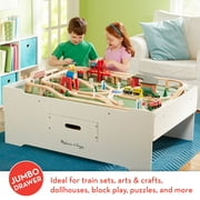 Melissa & Doug Kids 1-Piece Storage Activity Table and Chair Set, Multicolor