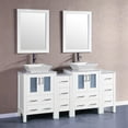 thumbnail image 3 of 72" Bosconi AW230SQCM1S Double Vanity-Color:White,Finish:Brushed Nickel, 3 of 6