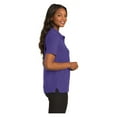 thumbnail image 3 of Port Authority Women's Short Sleeve Silk Touch Classic Polo Shirt Purple X-Small, 3 of 4